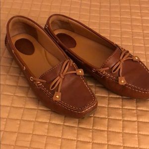 Leather loafers
